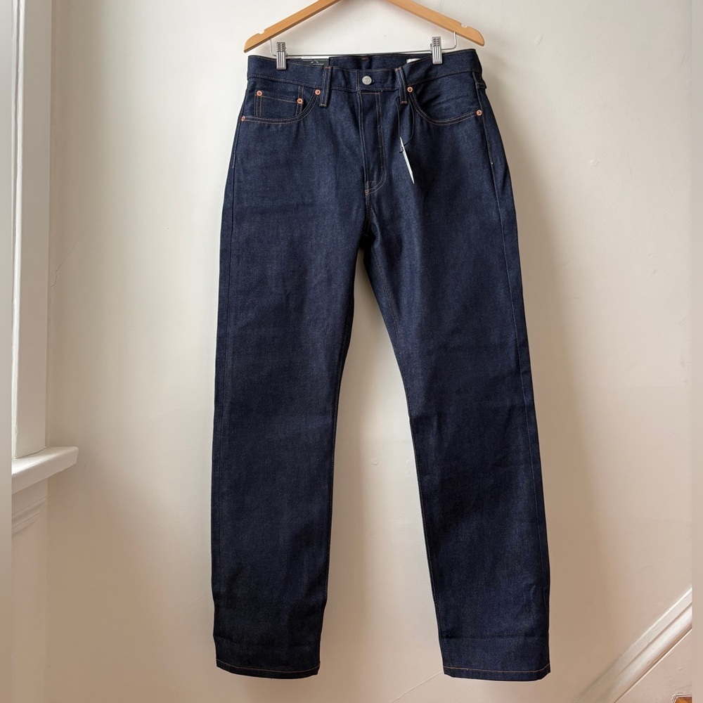 NWT Levis's 501® Selvedge Dark Wash Jeans - Picture 15 of 15